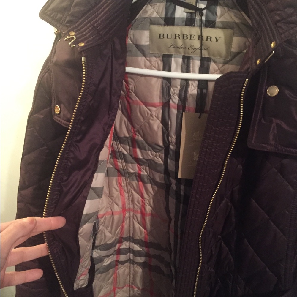 Burberry London quilted baughton coat